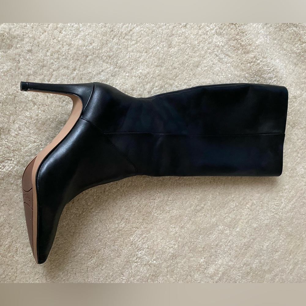 Franco Sarto Langford Black knee high leather boots. Perfect condition